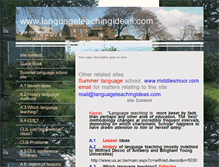 Tablet Screenshot of languageteachingideas.com